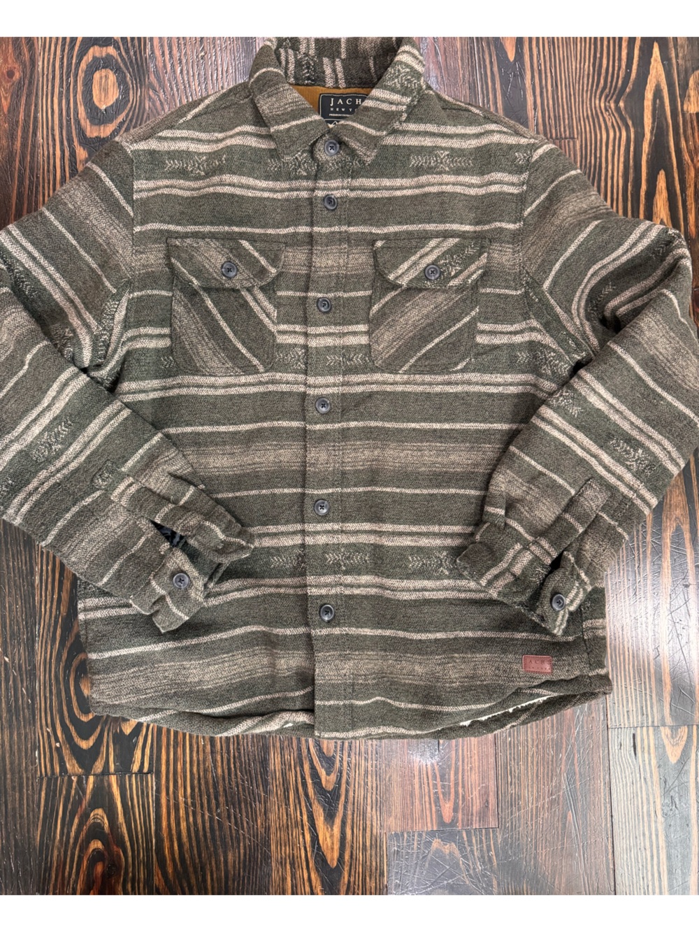 Lot of 2 Jachs Flannel Lined Overshirts Men’s Size Large - Picture 5 of 8